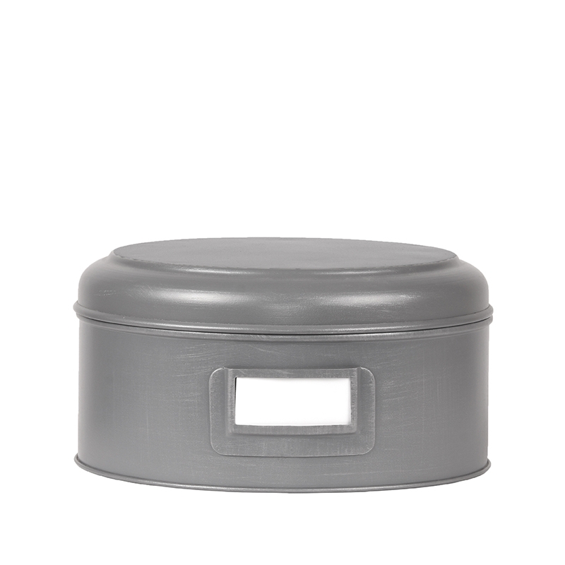 Opbergblik I_Opbergblik - Gris antique - GRIJS - Métal - Industrieel - LABEL51