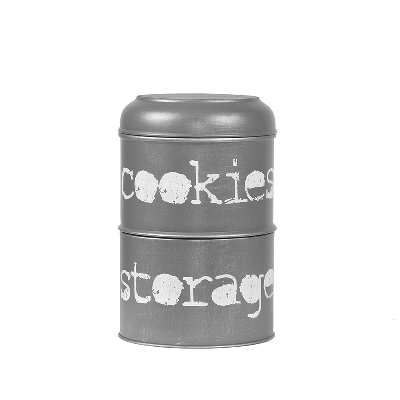 Opbergblik I_Opbergblik - Gris antique - GRIJS - Métal - Industrieel - LABEL51