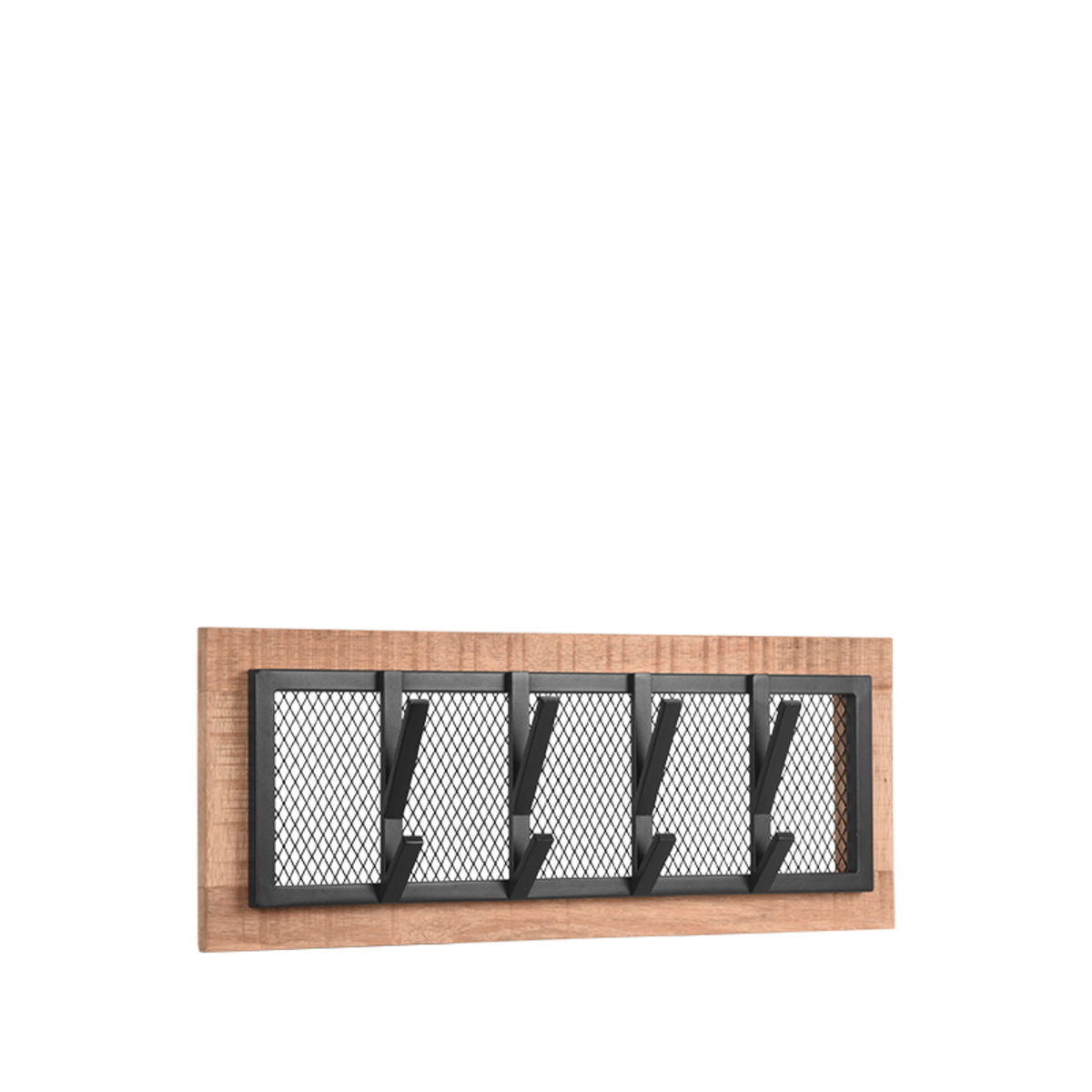 Kapstok I_Crude - Naturel - Bois de mangue - Industrieel - LABEL51