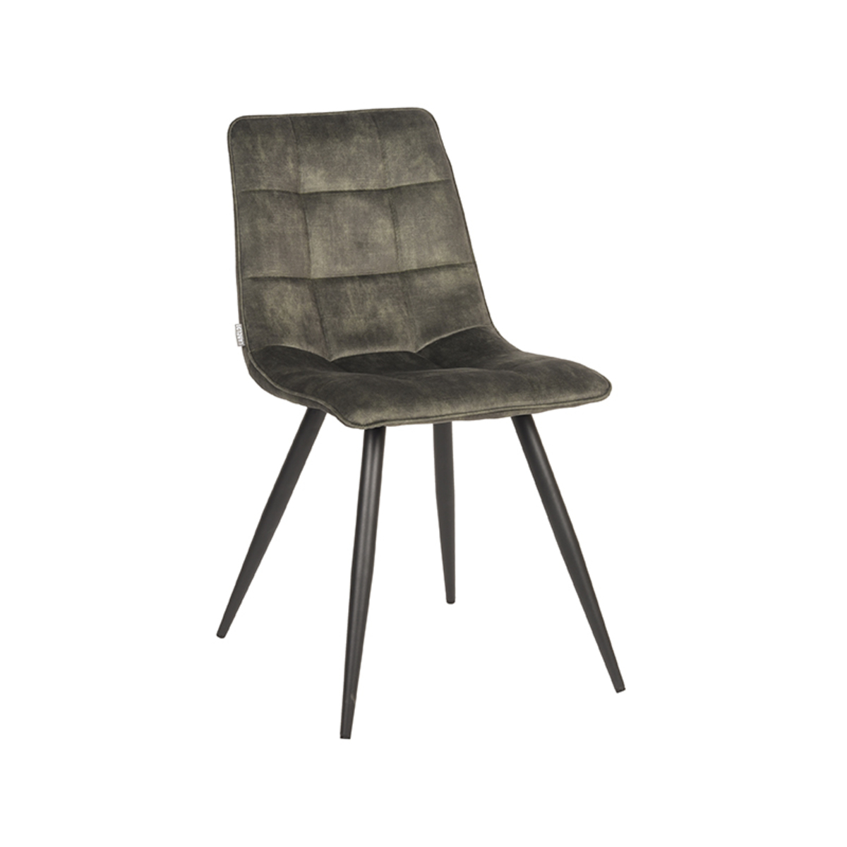 Eetkamerstoel I_Jelt - Hunter - GROEN - Velours - Modern - LABEL51