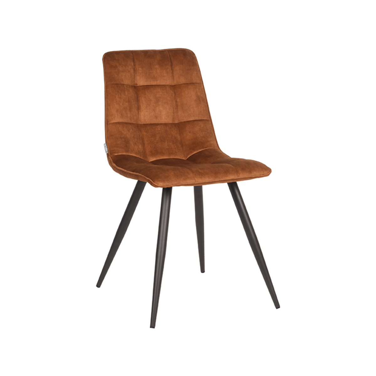 Eetkamerstoel I_Jelt - Ocre - Jaune - Velours - Retro - LABEL51