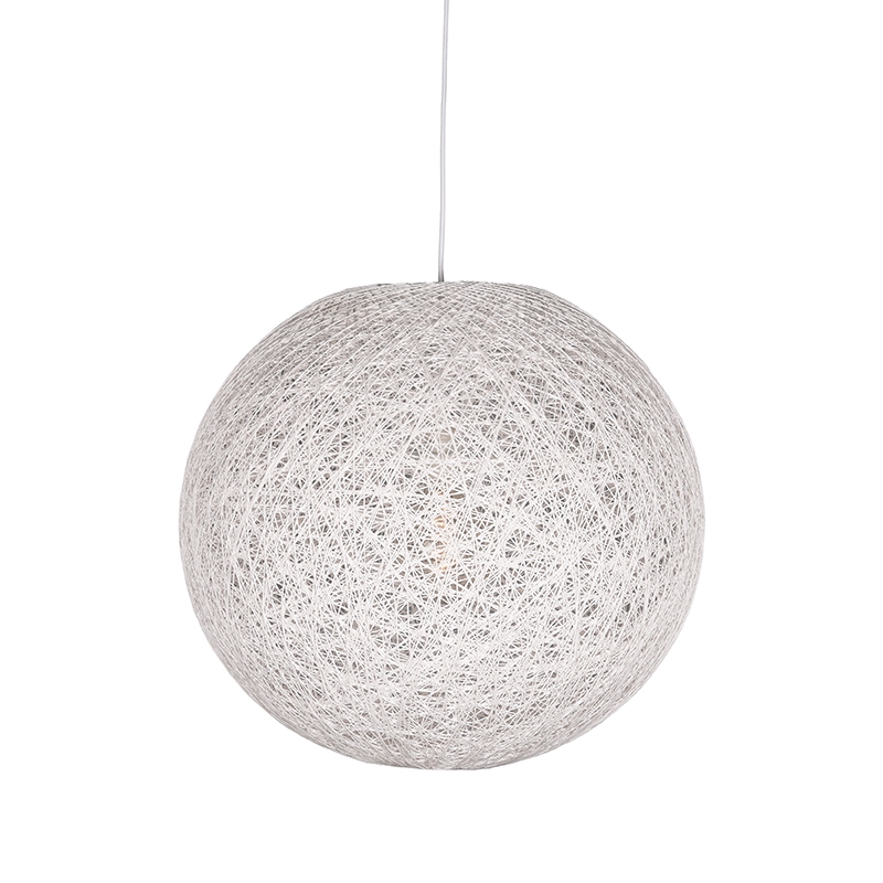 Hanglamp I_Twist - Blanc - WIT - Lin - Modern - LABEL51