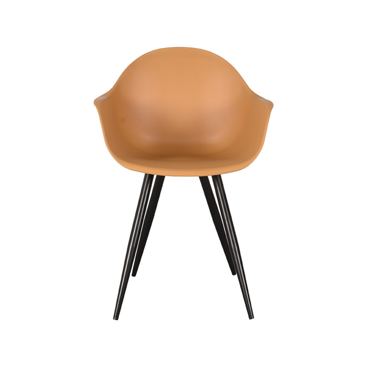 Eetkamerstoel I_Luca - Accoudoir - Ocre - Jaune - PP - Retro - LABEL51