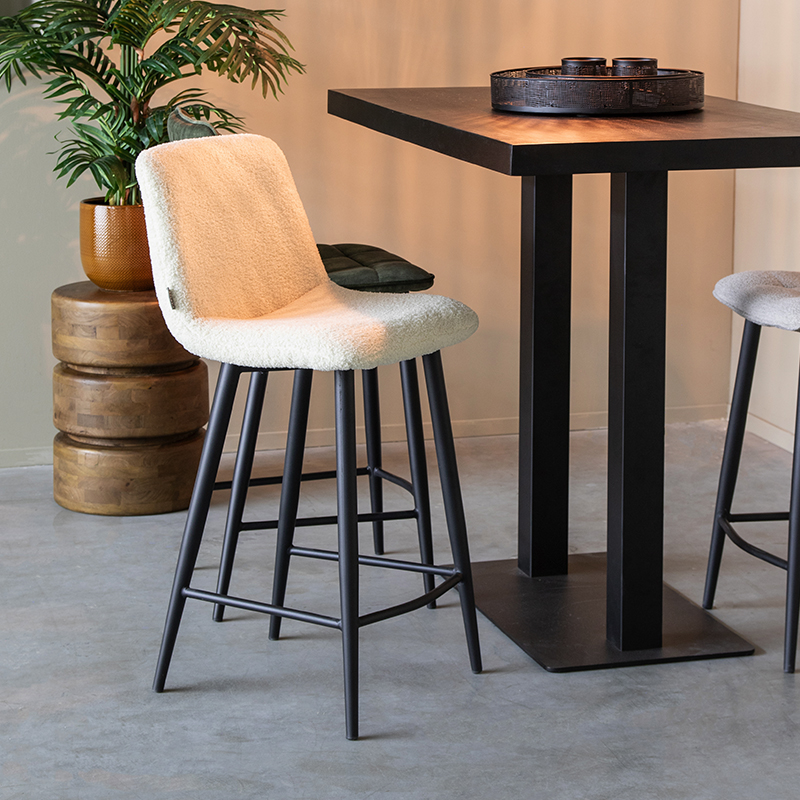 Barkruk I_Jep - Laag - Ivoor - WIT - - Landelijk - LABEL51