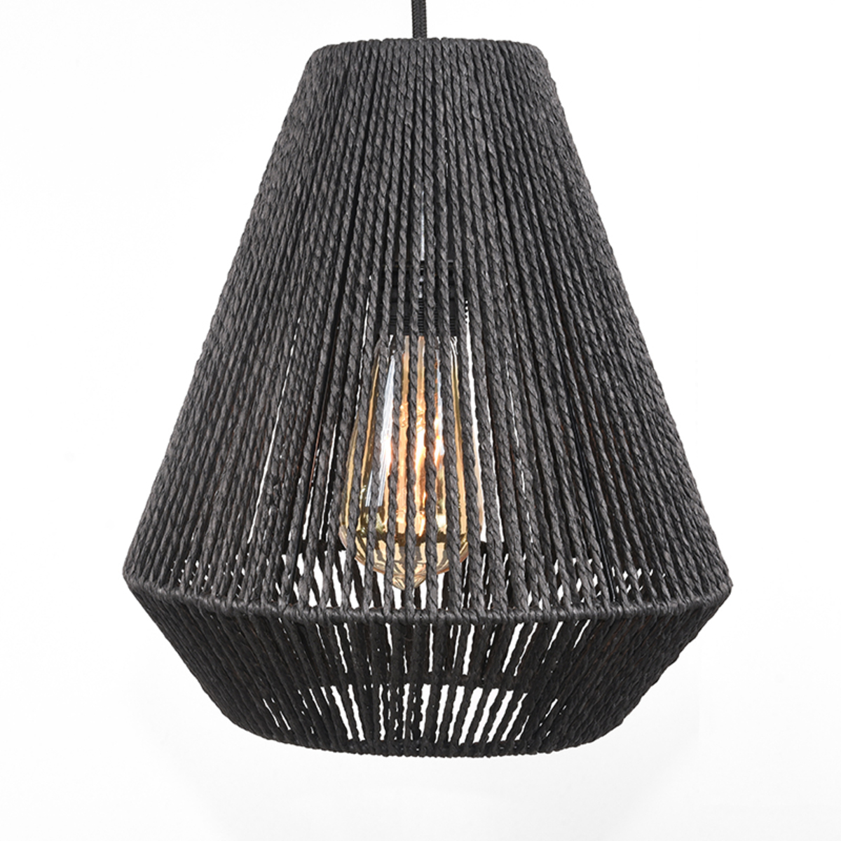 Hanglamp I_Ibiza - Noir - Jute - Landelijk - LABEL51
