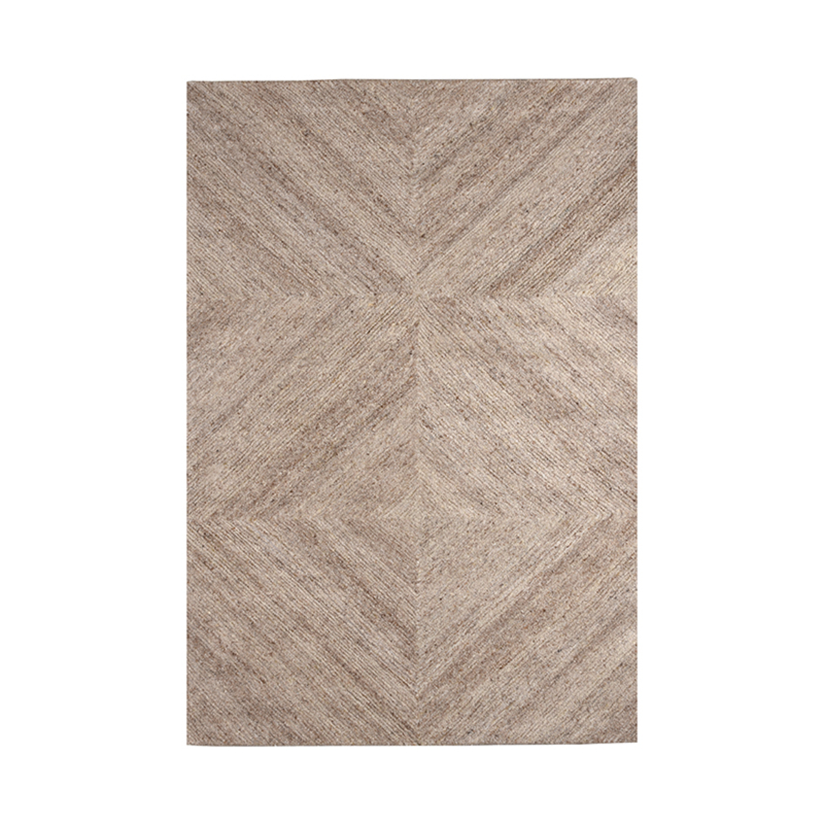 Vloerkleed I_Blendy - Taupe - Marron - Laine - Landelijk - LABEL51
