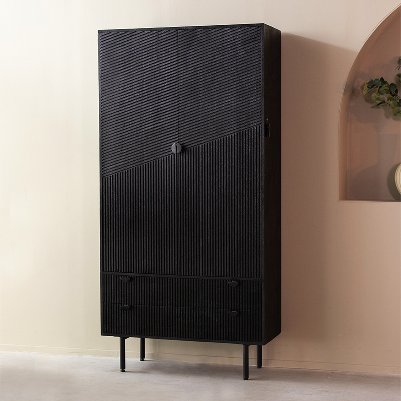 Bergkast I_Cotia - Noir - ZWART - - Modern - LABEL51