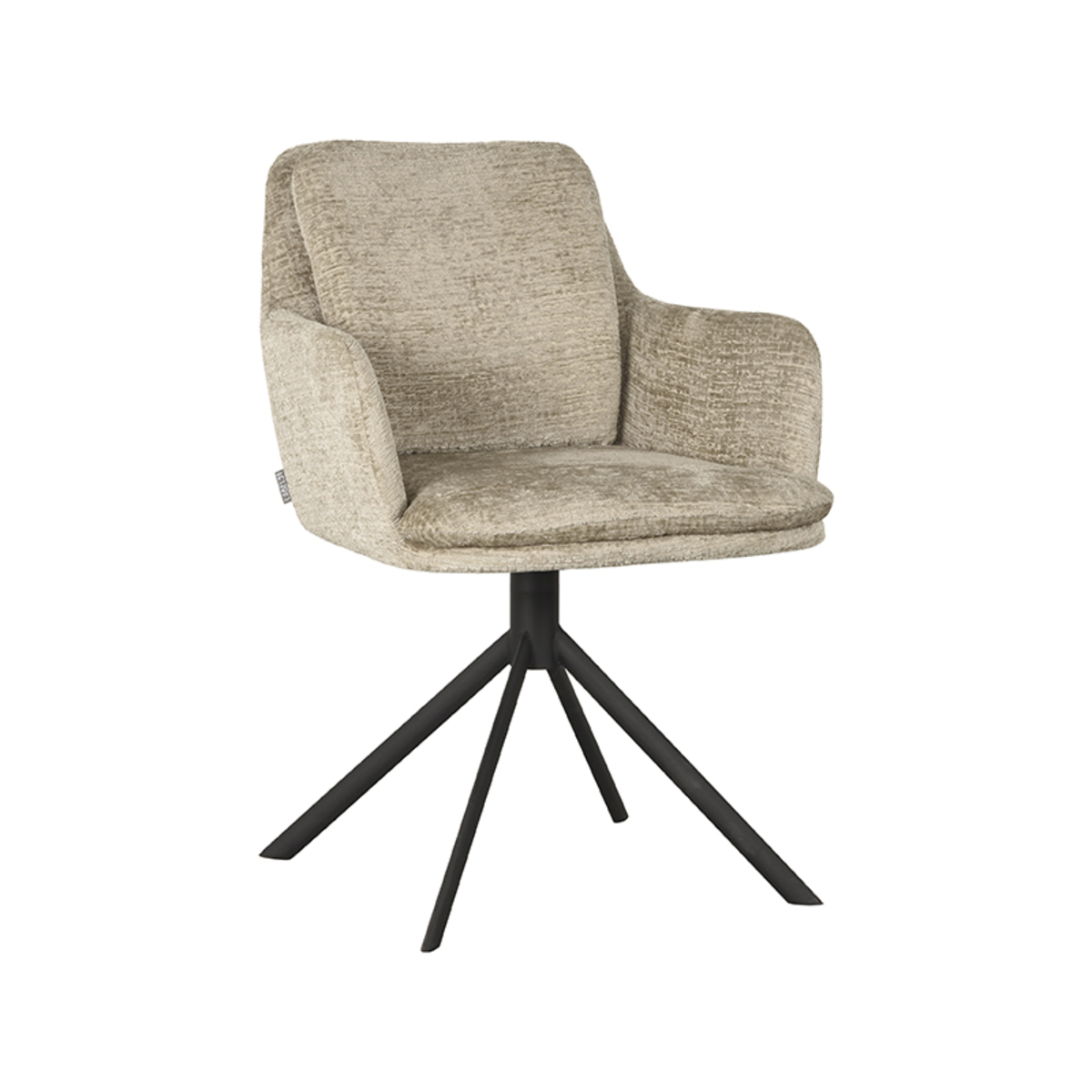 Eetkamerstoel I_Joy - Accoudoir - Beige - Naturel - Elegance - Modern - LABEL51