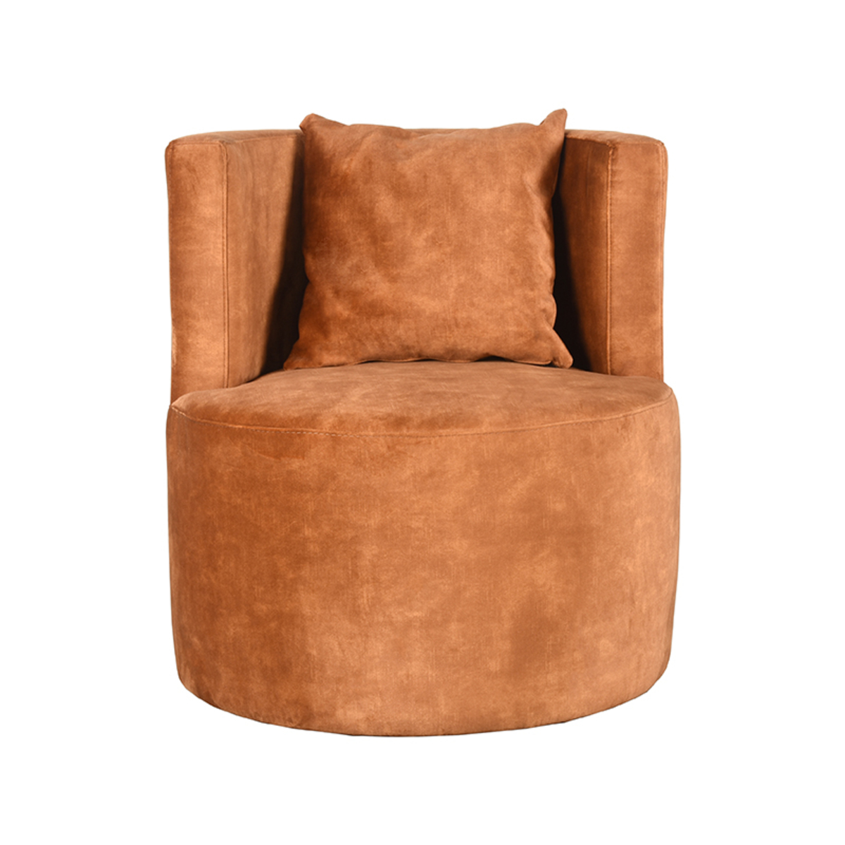 Fauteuil I_Evy - Ocre - GEEL - Velours - Retro - LABEL51