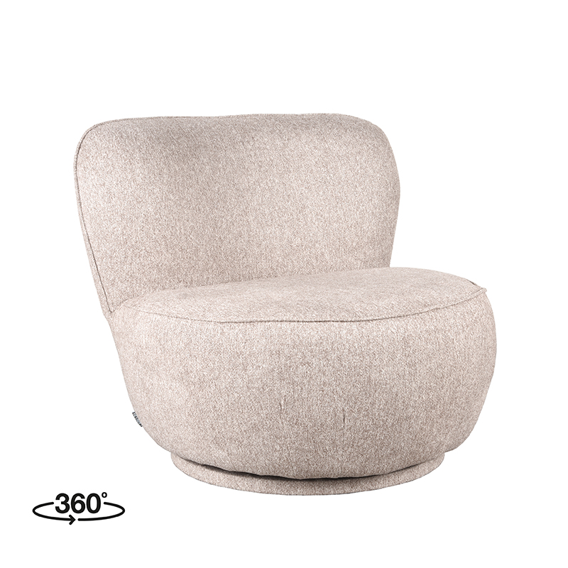 Fauteuil I_Bunny - Taupe - Marron - Boucle - Modern - LABEL51