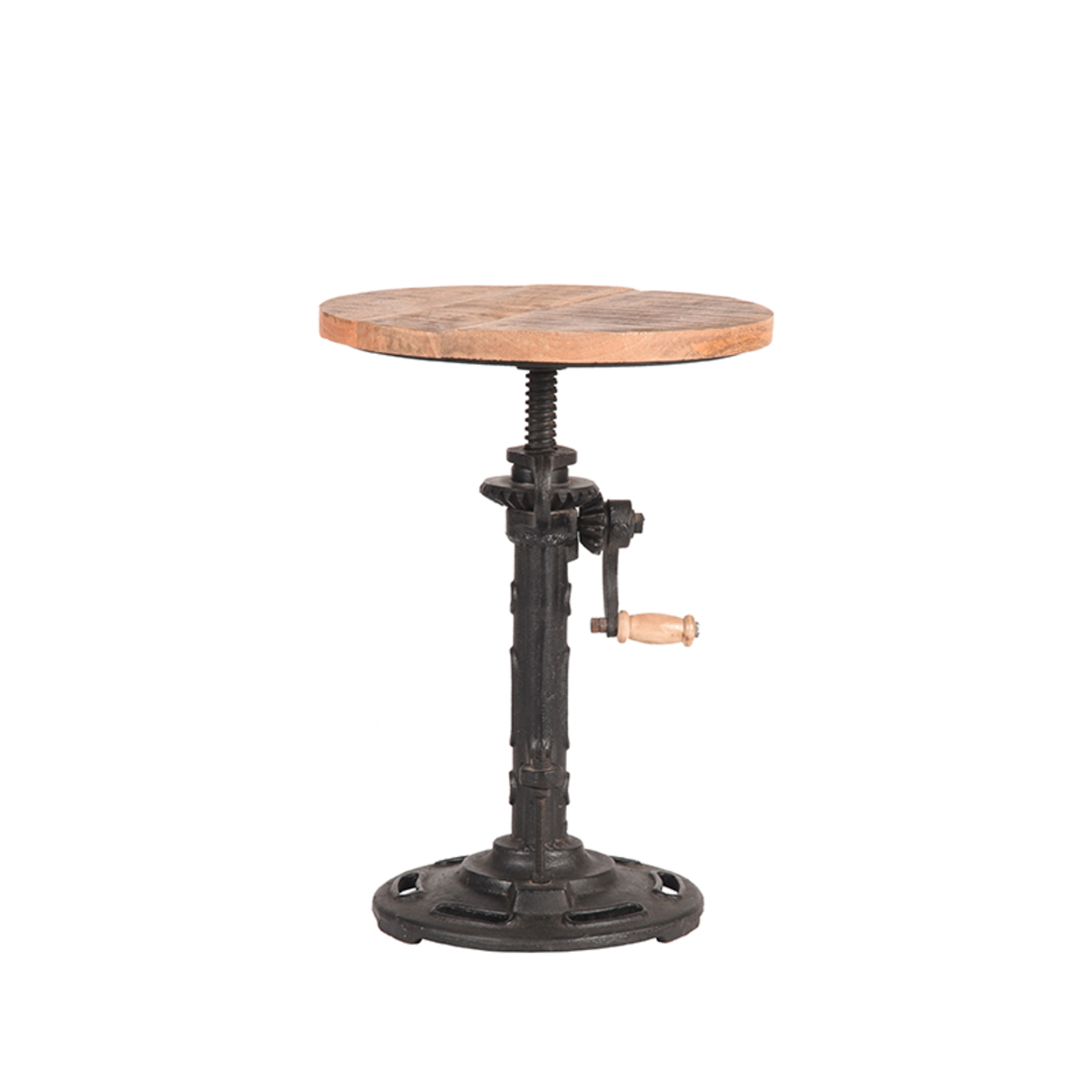 Krukje I_Gautan - Rough - BRUIN - Bois de mangue - Industrieel - LABEL51