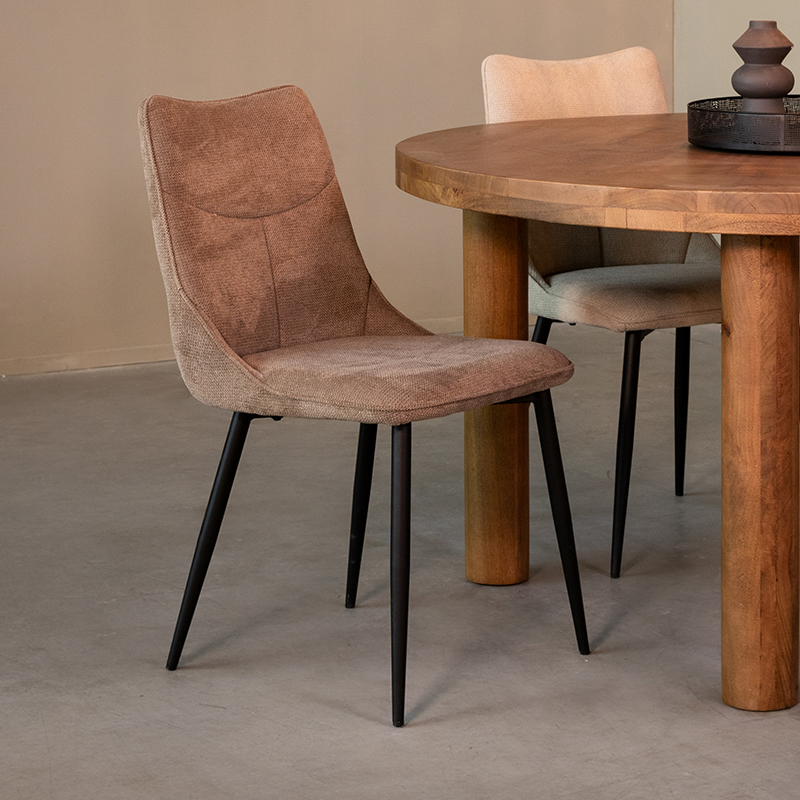 Eetkamerstoel I_Riv - Clay - Marron - Cato - Modern - LABEL51