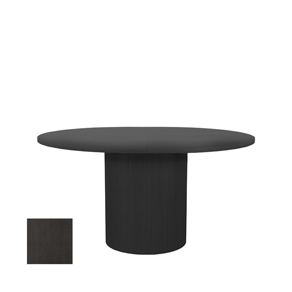Eetkamertafel I_Oliva - Noir - ZWART - - Modern - LABEL51