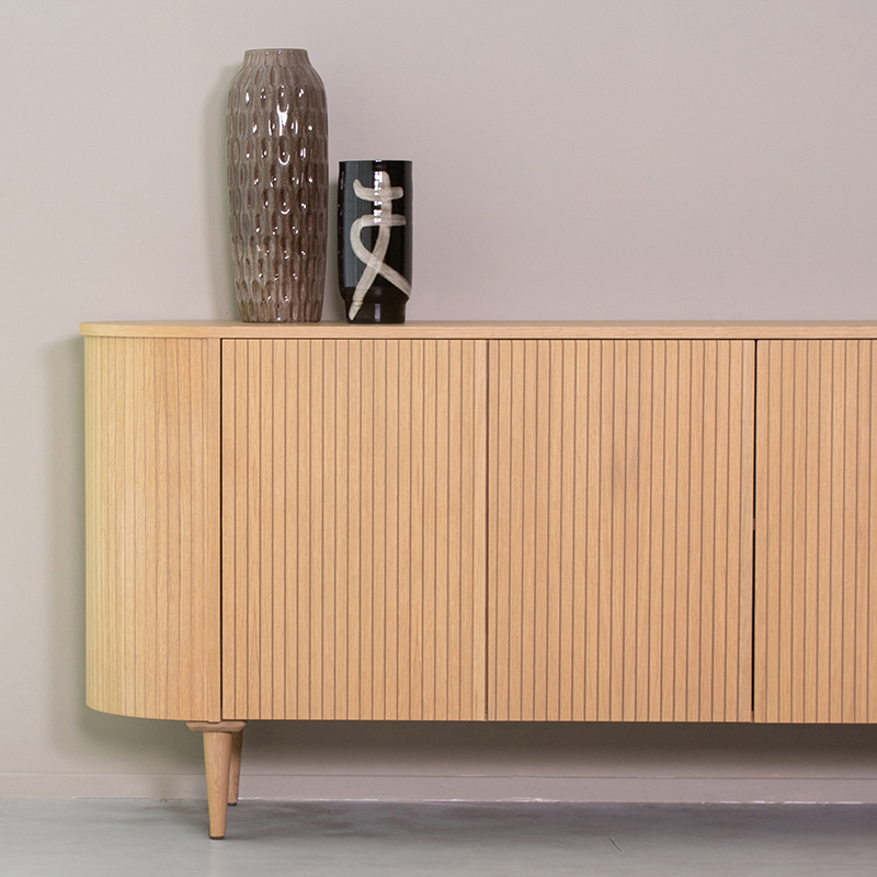 Dressoir I_Oliva - Naturel - Chêne - Scandinave - LABEL51