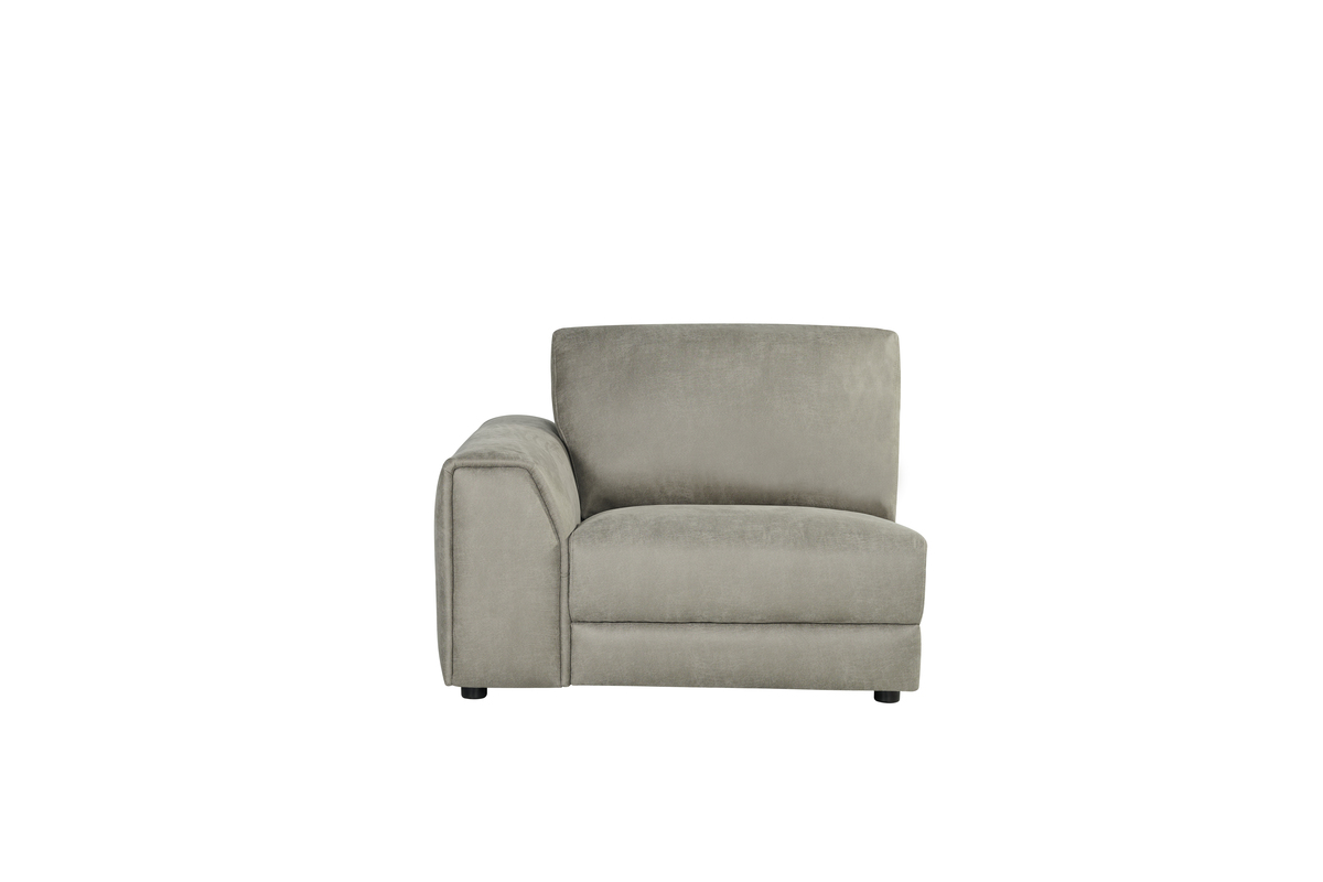 Bank I_Tivoli - Accoudoir - Taupe - BRUIN - Micro Suede - Modern - LABEL51