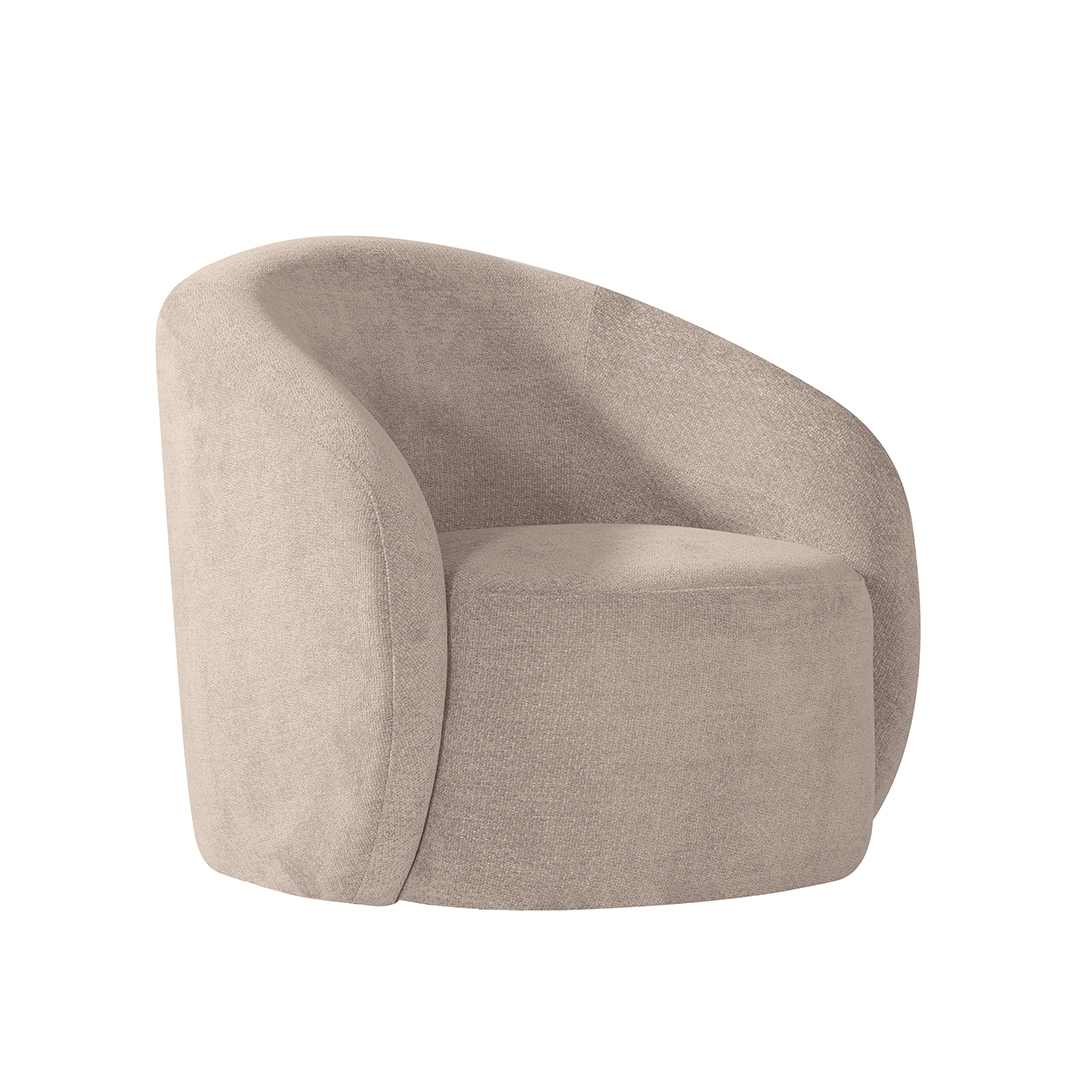 Fauteuil I_Alby - Accoudoir - Clay - BRUIN - - Minimaliste - LABEL51