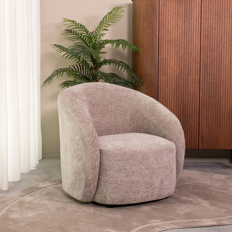 Fauteuil I_Alby - Accoudoir - Stone - Gris - Elite - Modern - LABEL51