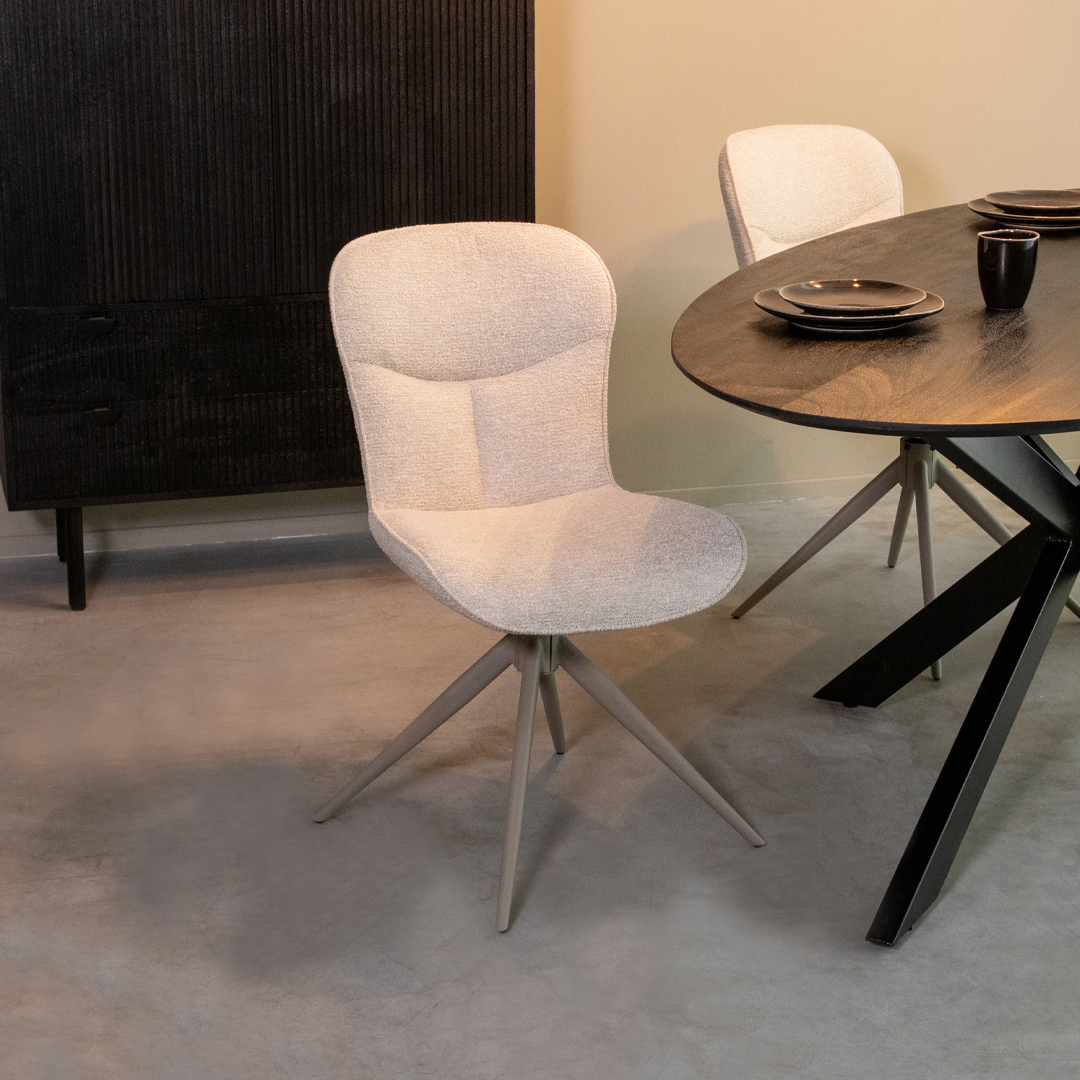 Eetkamerstoel I_Thorben - Naturel - Canyon - Scandinave - LABEL51