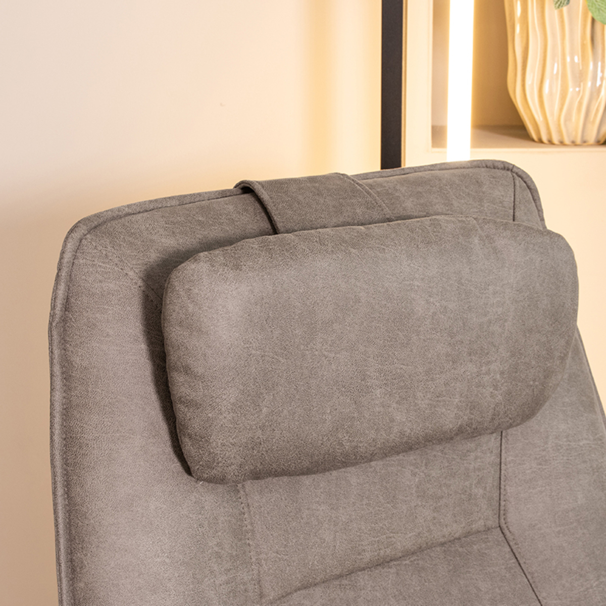 Sierkussen I_Hoofdkussen - Taupe - Marron - Micro Suede - Modern - LABEL51