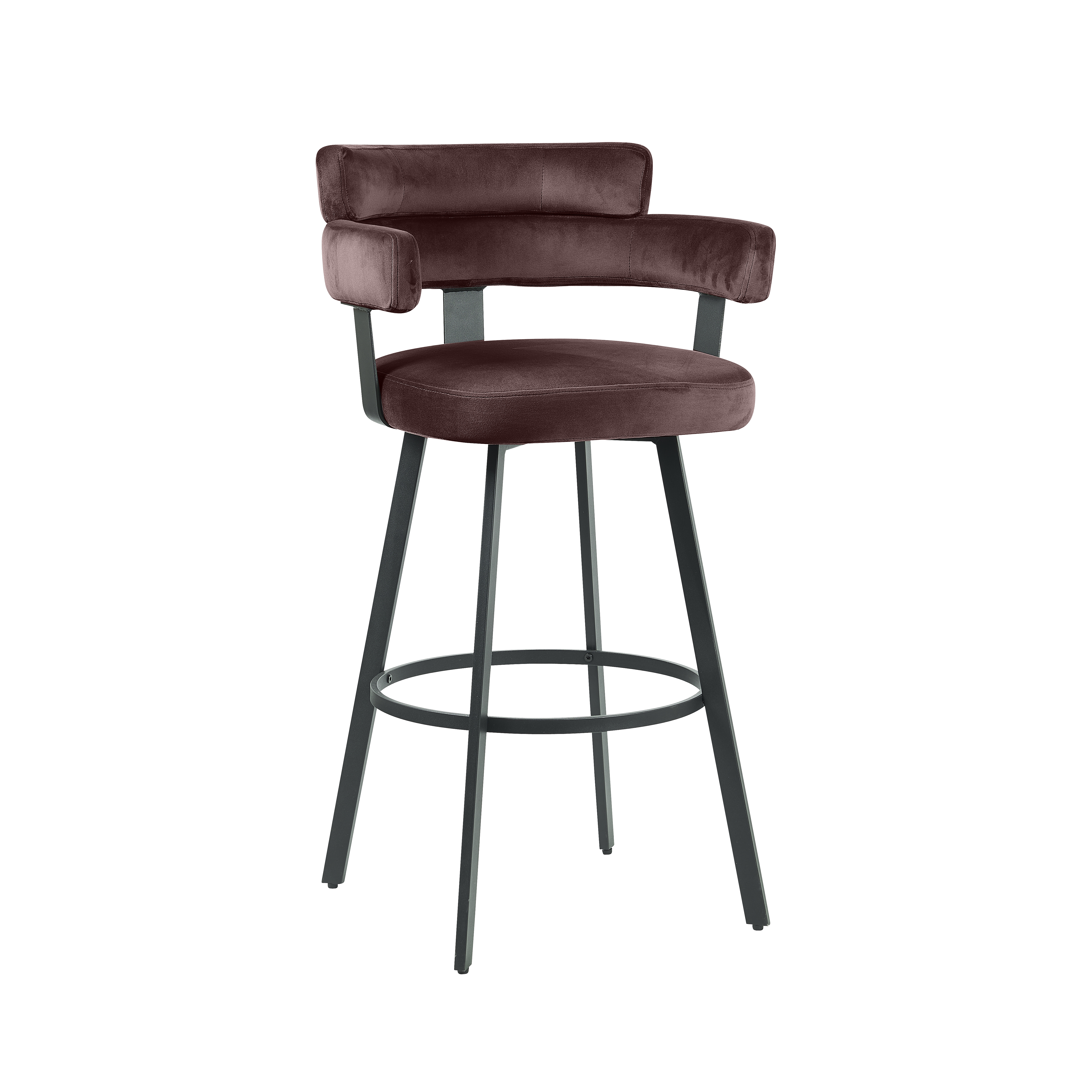 Barkruk I_Bardio - Accoudoir - Hoog - Taupe - BRUIN - - Landelijk - LABEL51