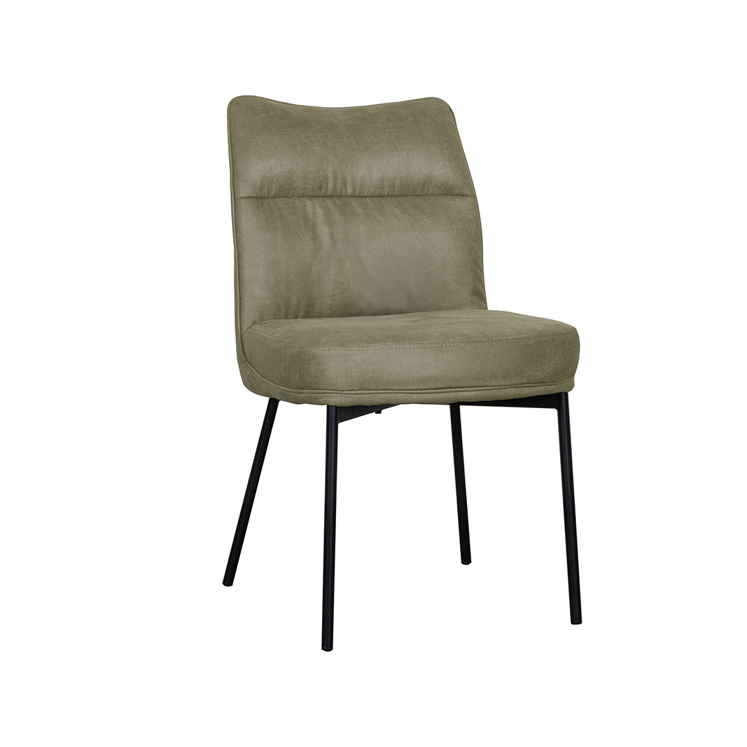 Eetkamerstoel I_Lennon - Moss - GROEN - Micro Suede - Modern - LABEL51