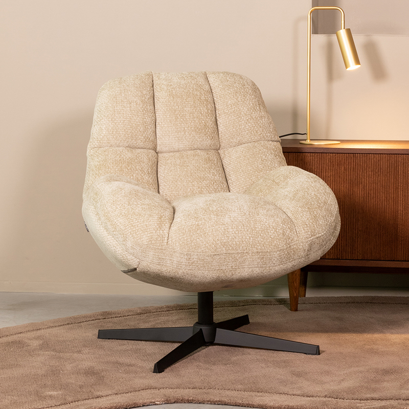 Fauteuil I_Huxley - Mushroom - Vert - Elite - Retro - LABEL51