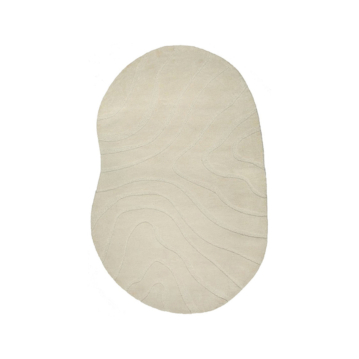 Vloerkleed I_Goa - Sable - Naturel - Polyester - Scandinave - LABEL51