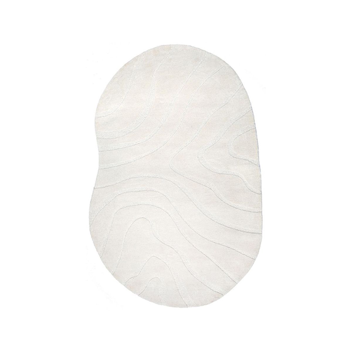 Vloerkleed I_Goa - Ivoor - WIT - - Scandinave - LABEL51