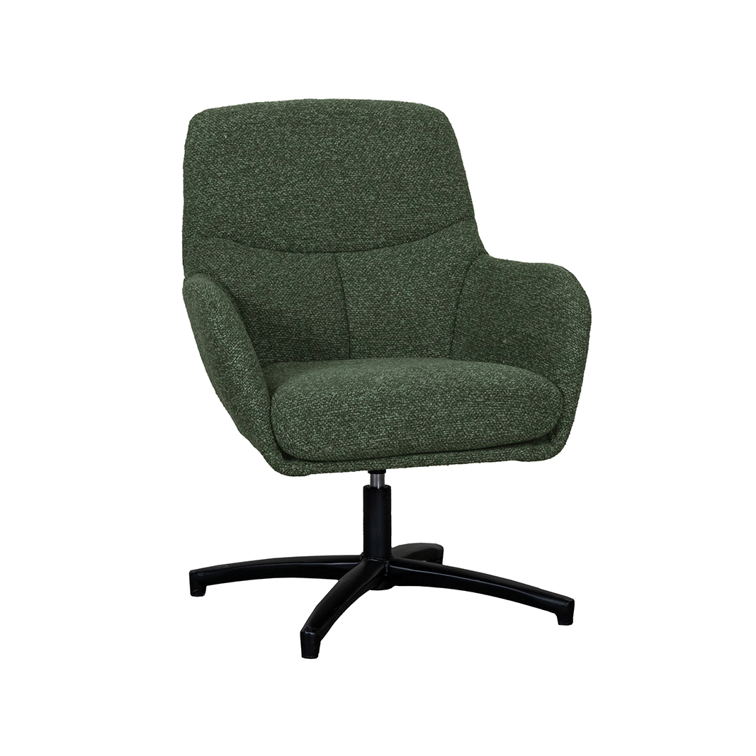Fauteuil I_Chill Zone - Pivotant - Accoudoir - Forêt - GROEN - Royal Boucle - Modern - LABEL51