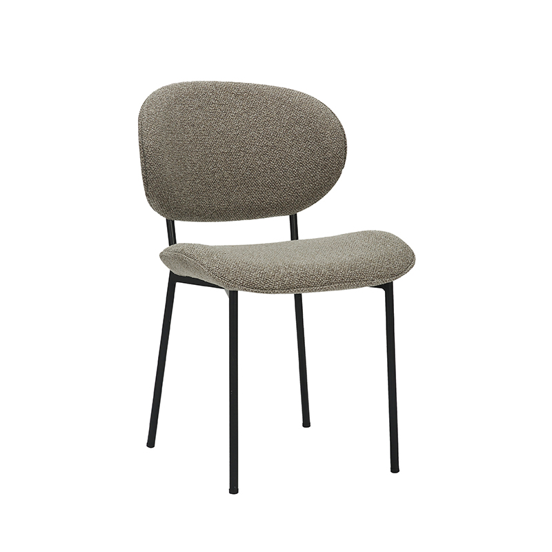 Eetkamerstoel I_Senn - Mushroom - BRUIN - Royal Boucle - Landelijk - LABEL51