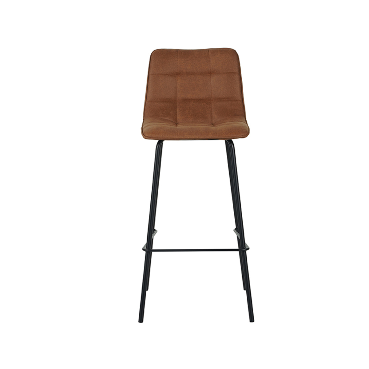 Eetkamerstoel I_Bistro - Cognac - Marron - Micro Suede - Modern - LABEL51