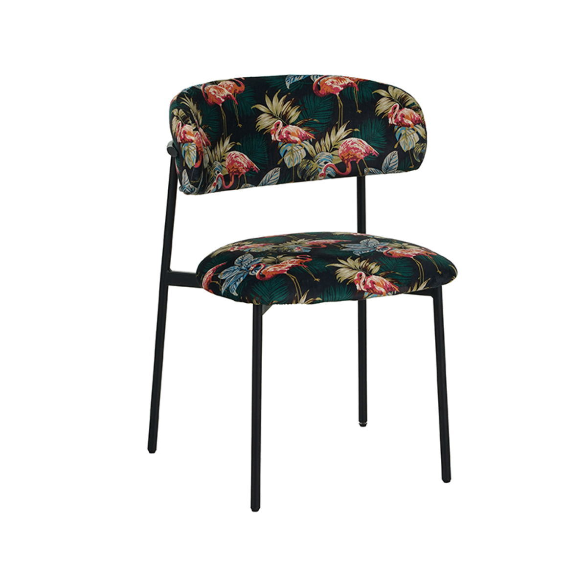 Eetkamerstoel I_Ferry - Multicolore - Velours - Design - LABEL51