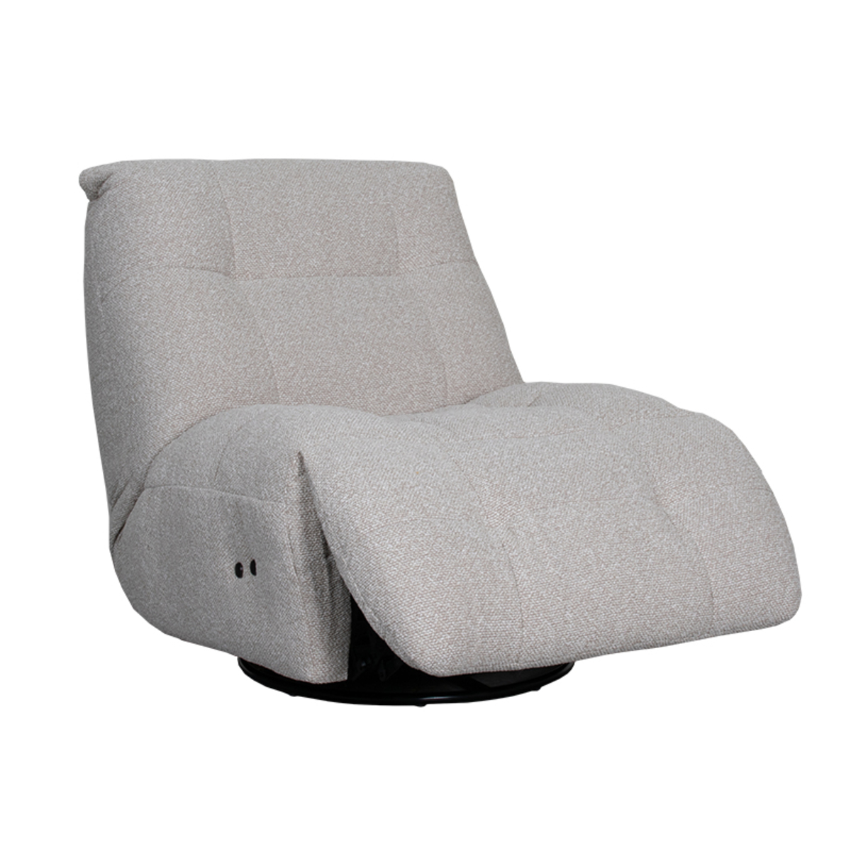 Fauteuil I_Relax and Recharge - Pivotant - Naturel Beige - Royal Boucle - Landelijk - LABEL51