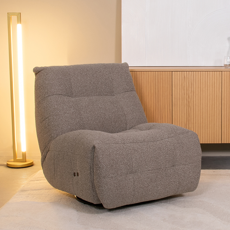 Fauteuil I_Relax and Recharge - Mushroom - Marron - Royal Boucle - Landelijk - LABEL51