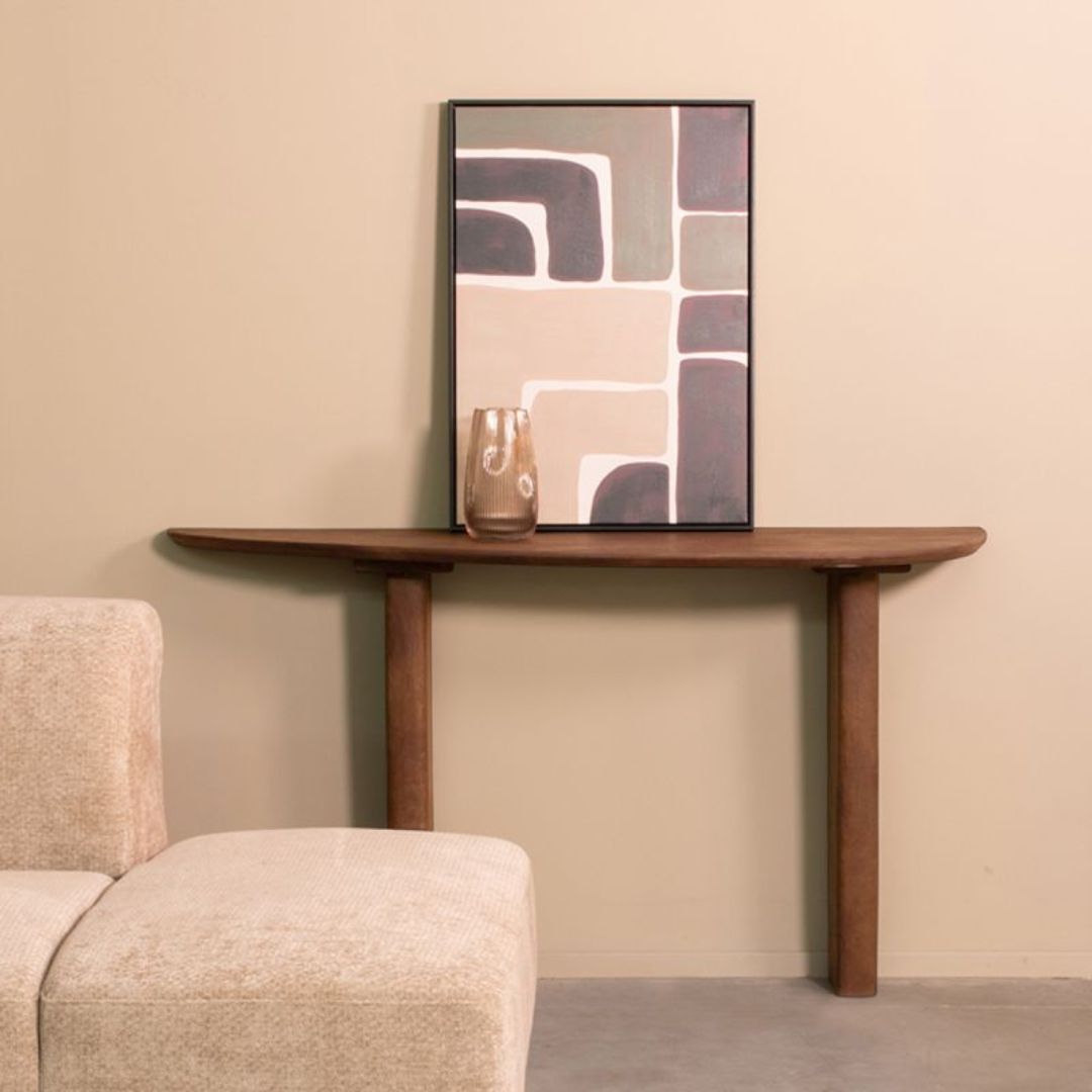 Sidetable I_Wow - Nature Smooth - Marron - Bois de mangue - Industrieel - LABEL51