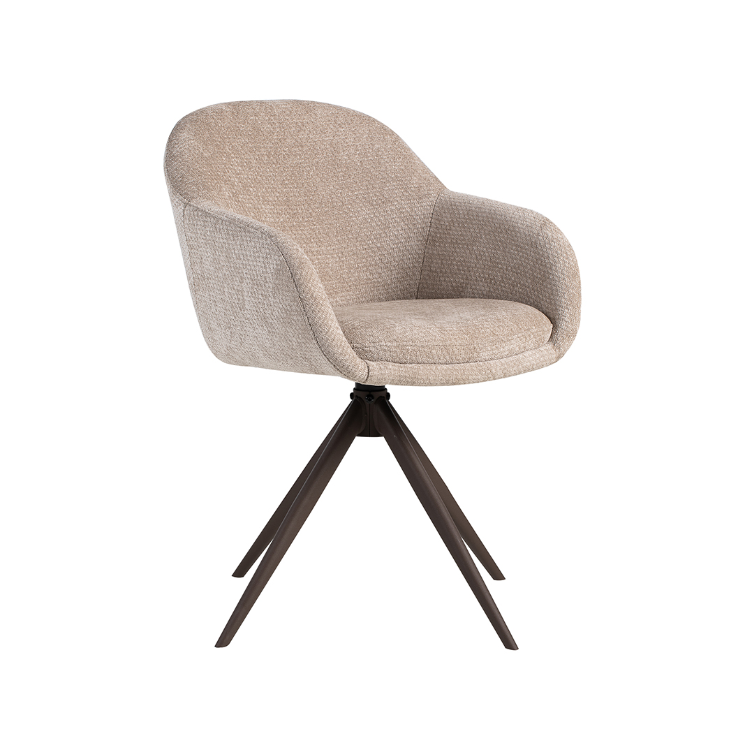 Eetkamerstoel I_Fiby - Clay - Marron - Elite - LABEL51