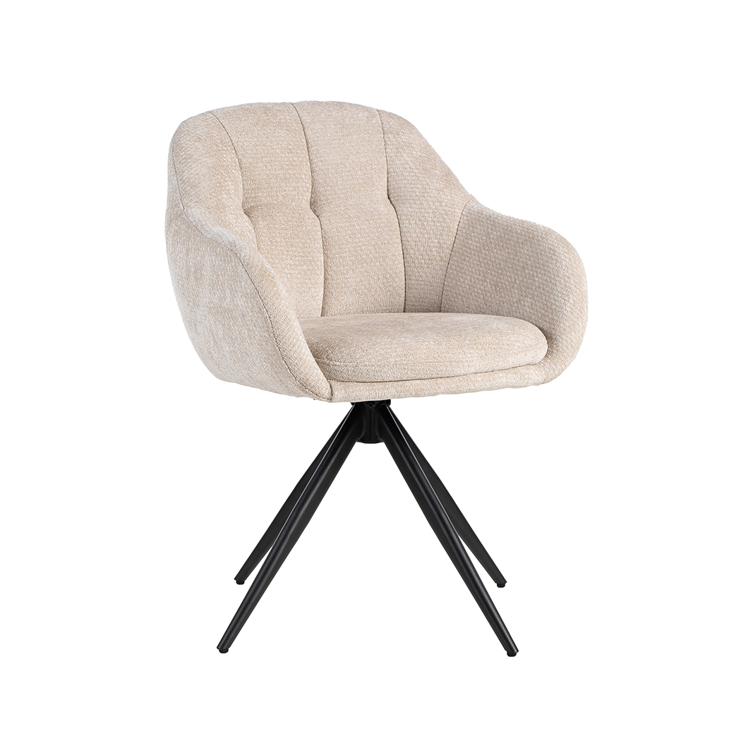 Eetkamerstoel I_Esma - Naturel - Elite - LABEL51