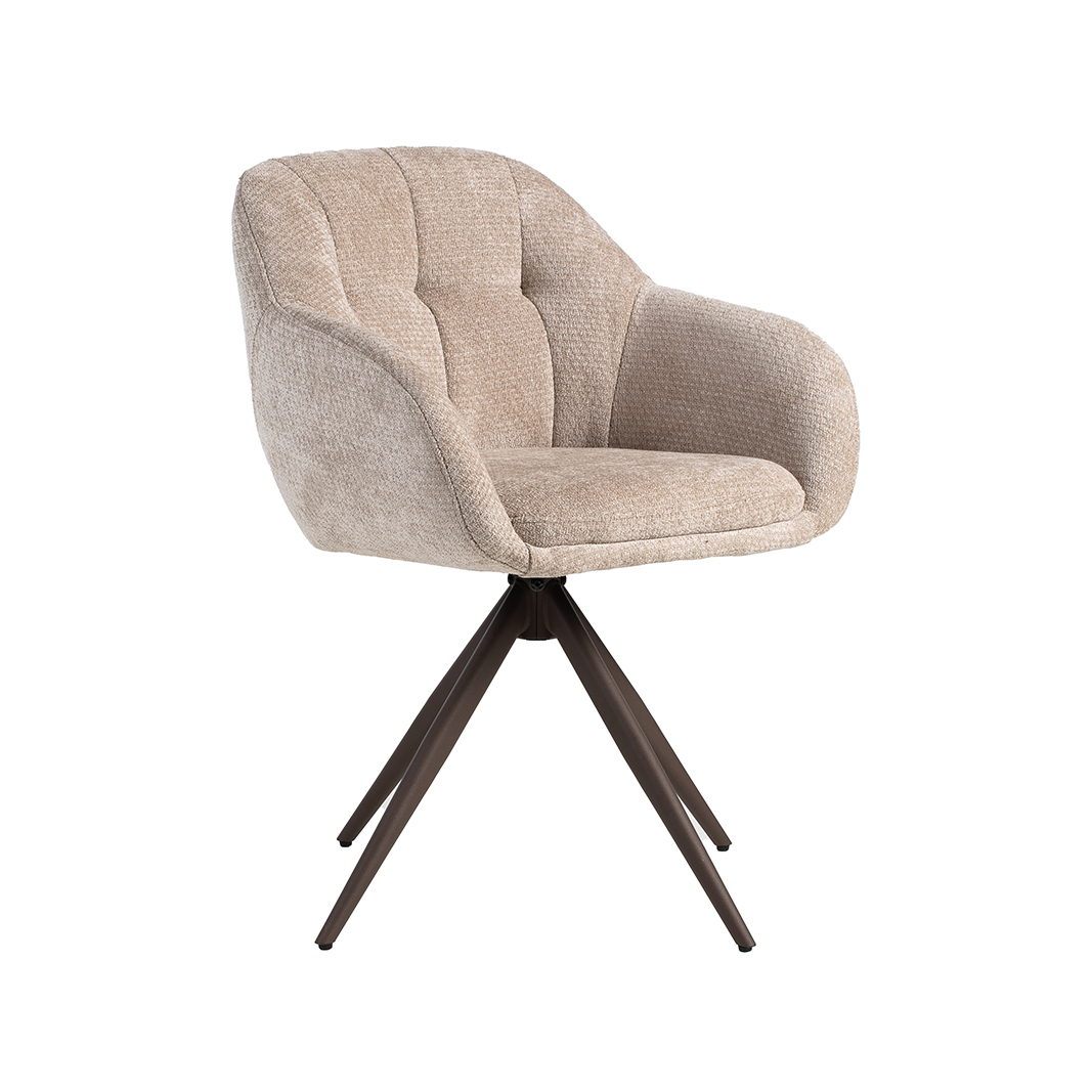 Eetkamerstoel I_Esma - Clay - Marron - Elite - LABEL51