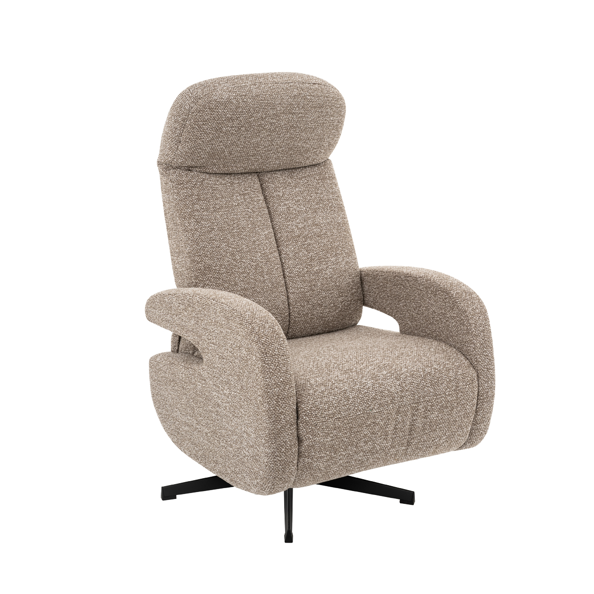 Fauteuil I_Esbjerg - Mushroom - Marron - Royal Boucle - Landelijk - LABEL51