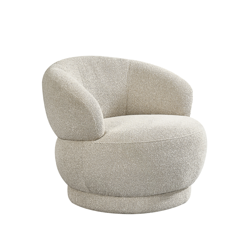 Fauteuil I_Alvito - Naturel Beige - Royal Boucle - LABEL51