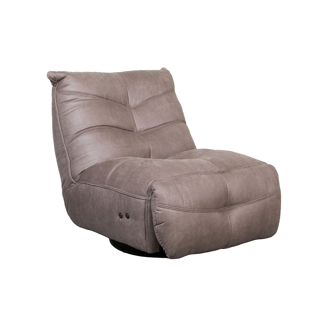 Fauteuil I_Powernap Station - Taupe - Marron - Micro Suede - Modern - LABEL51