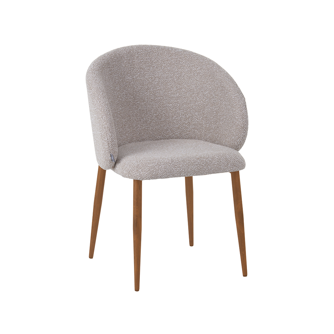 Eetkamerstoel I_Yuki - Naturel - Royal Boucle - LABEL51