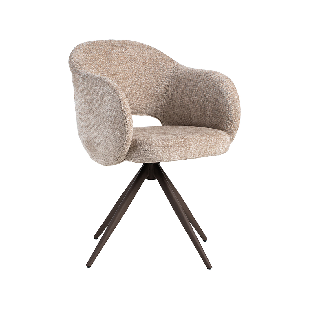 Eetkamerstoel I_Lela - Clay - Marron - Elite - LABEL51