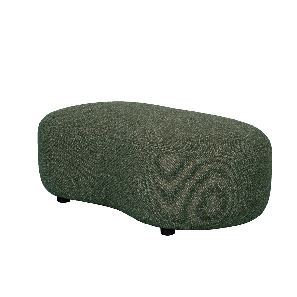Hocker I_Florence - Forêt - Vert - Boucle - Design - LABEL51