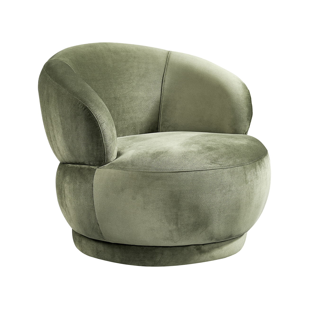 Fauteuil I_Lobby - Hunter - Vert - Velours - Industrieel - LABEL51
