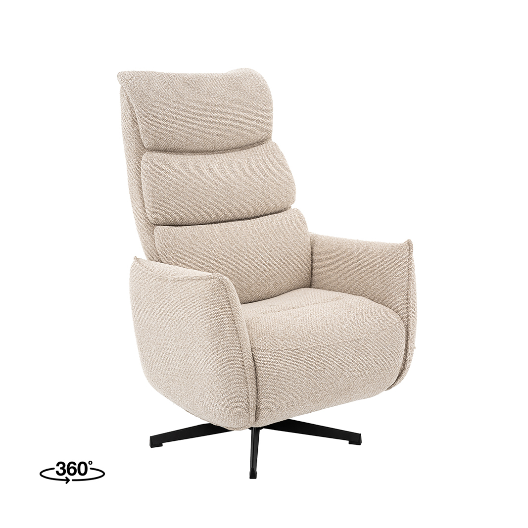 Fauteuil I_Goteborg - Naturel Beige - Royal Boucle - Landelijk - LABEL51