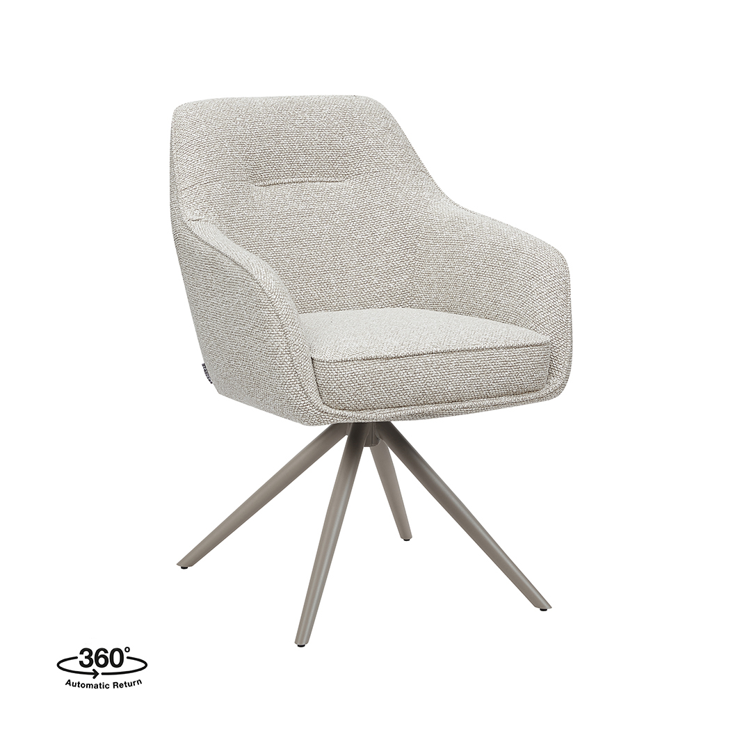 Eetkamerstoel I_Akira - Naturel - Royal Boucle - LABEL51