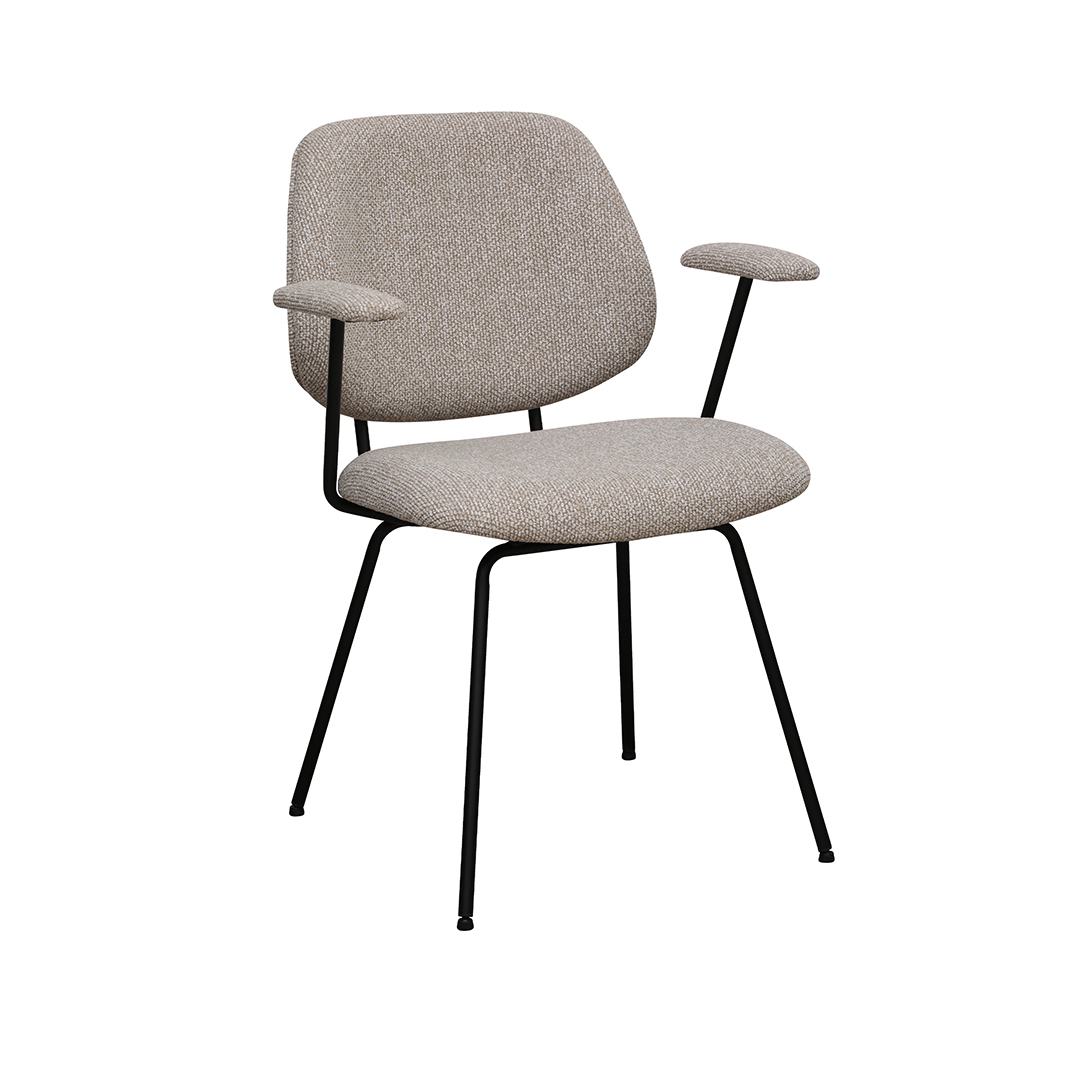 Eetkamerstoel I_Loreto - Naturel - Royal Boucle - LABEL51