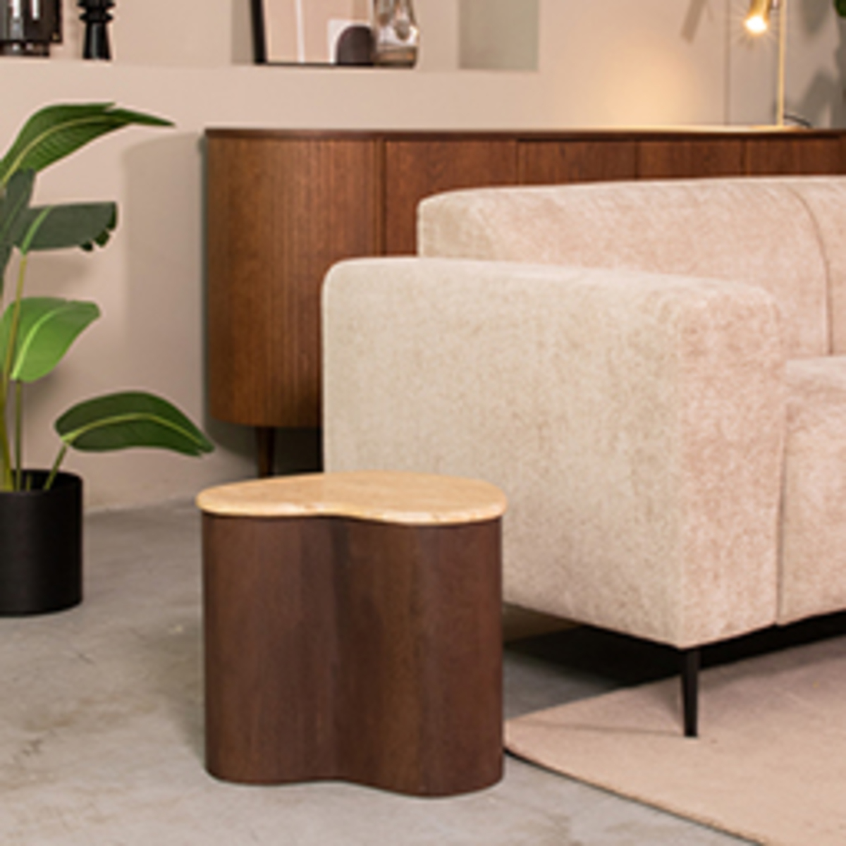 I_Davi - Espresso - Marron - Travertin - LABEL51