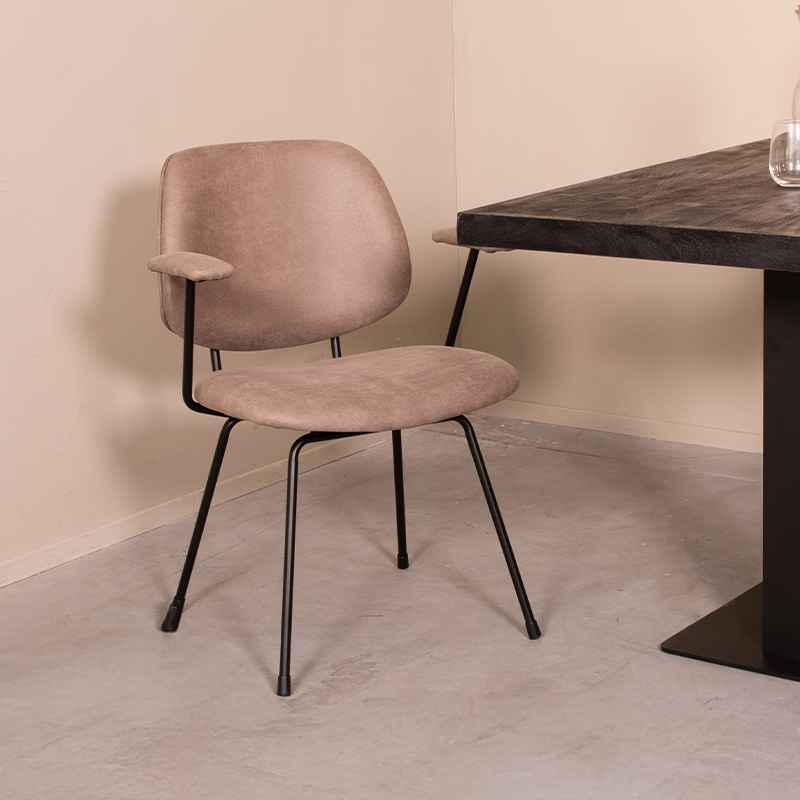 I_Rivano - Taupe - Marron - Micro Suede - Modern - LABEL51